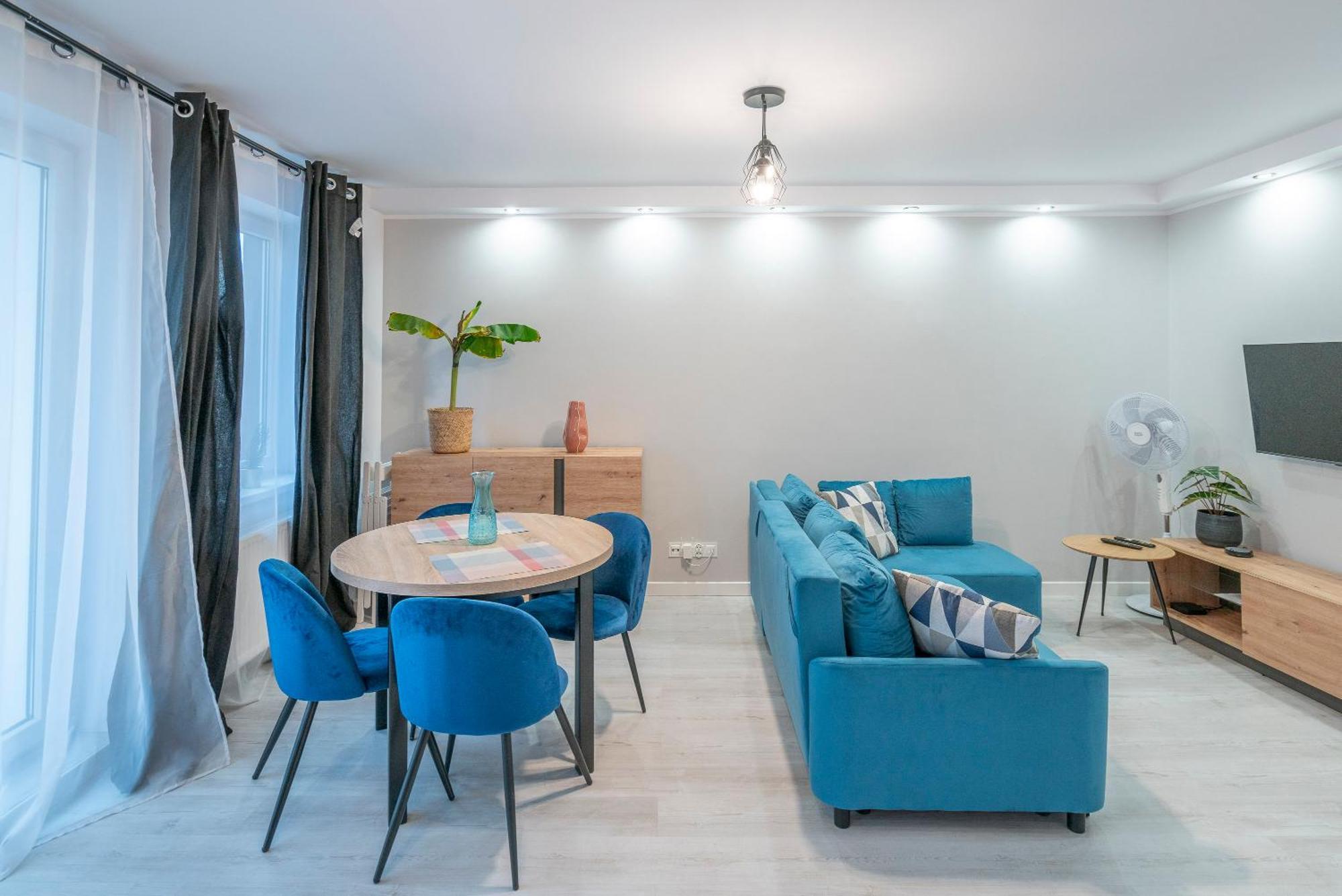 Stylowy Apartament Blue Self Check In 24H Wrocław Exteriör bild