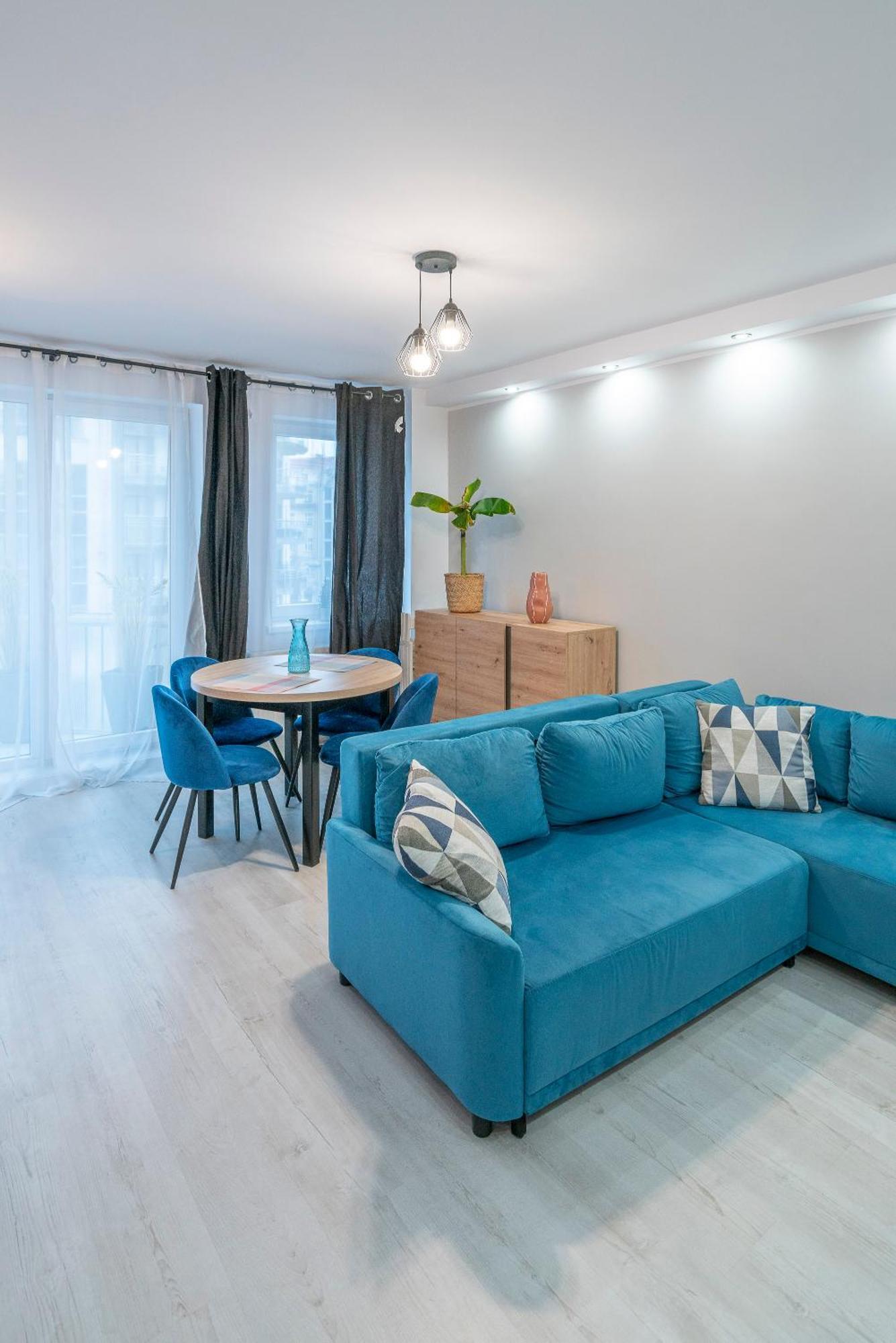Stylowy Apartament Blue Self Check In 24H Wrocław Exteriör bild